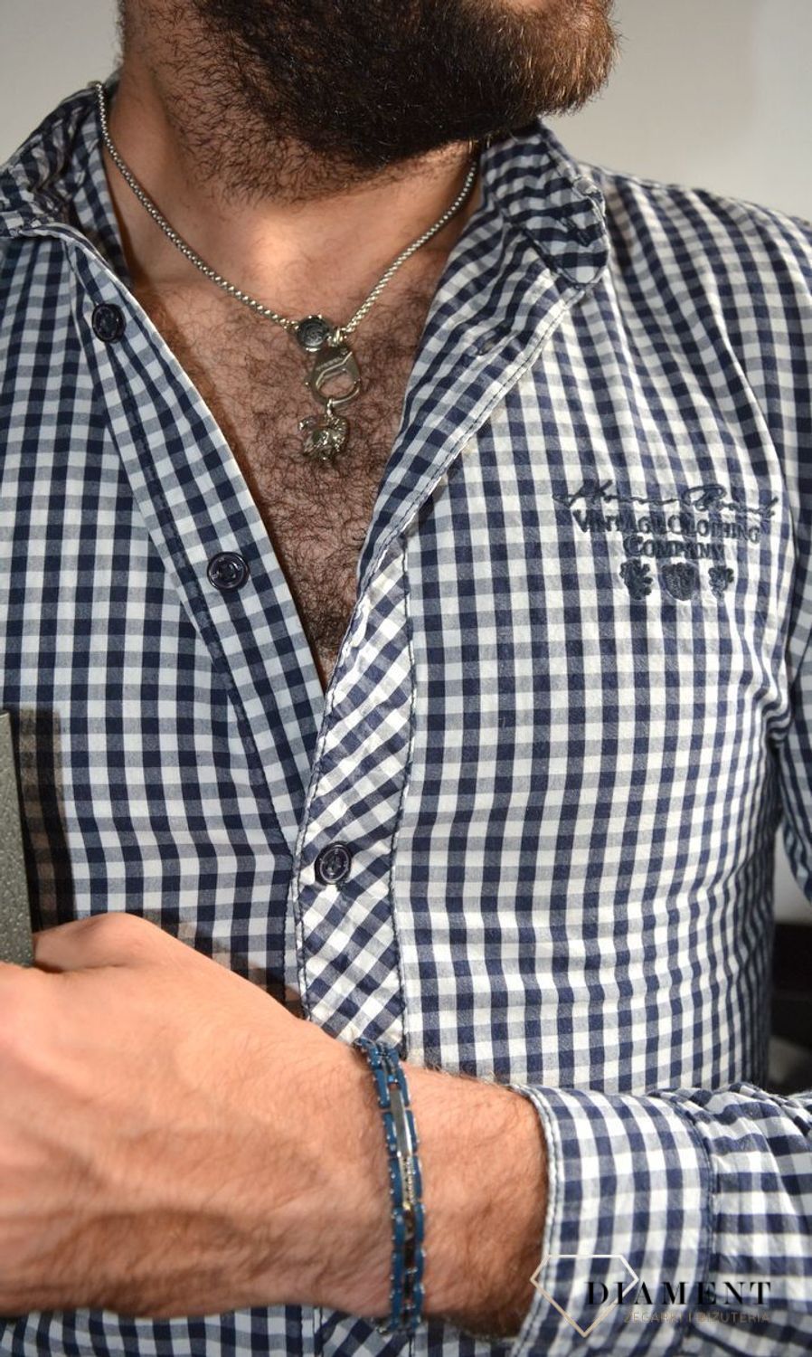 Bransoletka męska granatowa Nomination 028302 007  ✓ Bransoletki męskie Nomination w.jpg